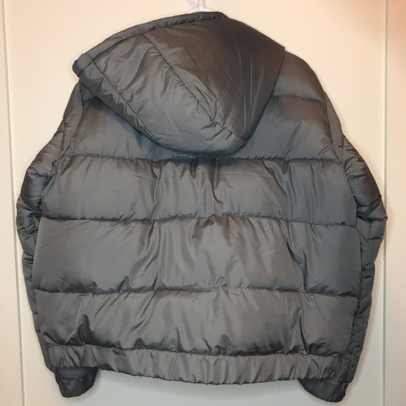 Missguided Grey Hooded Puffer Jacket - Picture 12 of 12